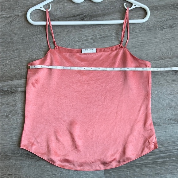 Aritzia Babaton Benji Camisole top in pink/salmon colour. Size S - Picture 4 of 5